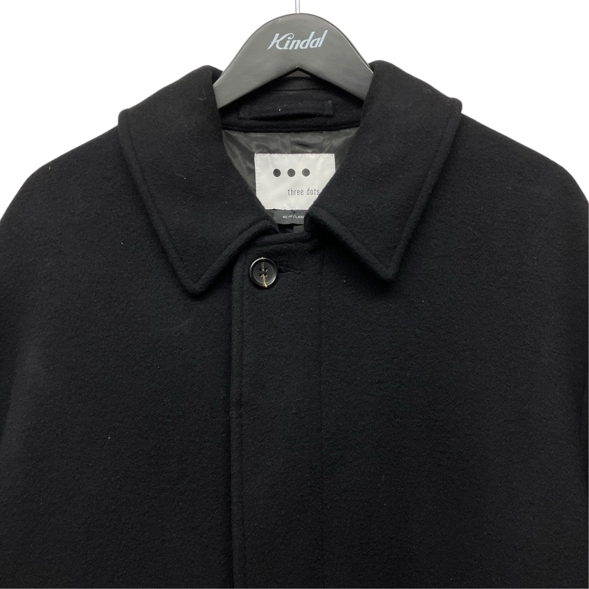 THREE DOTS ウールロングコートY845 WB702YU 古着・中古-3枚目のアイテム画像