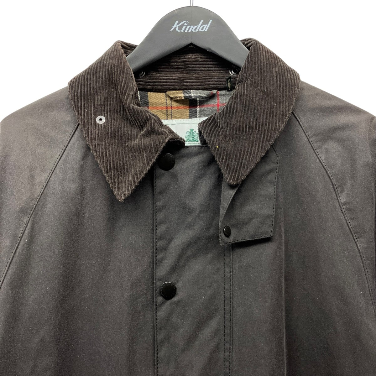 Barbour OS WAX BURGLEYオイルドバーレーコート2102410 古着・中古-3枚目のアイテム画像
