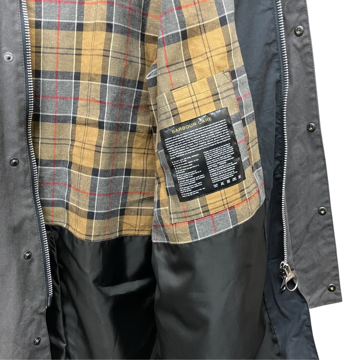 Barbour OS WAX BURGLEYオイルドバーレーコート2102410 古着・中古-7枚目のアイテム画像