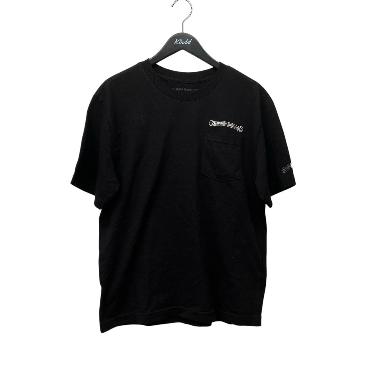 スクロールラベルホログラムプリントTシャツ408199901******A41