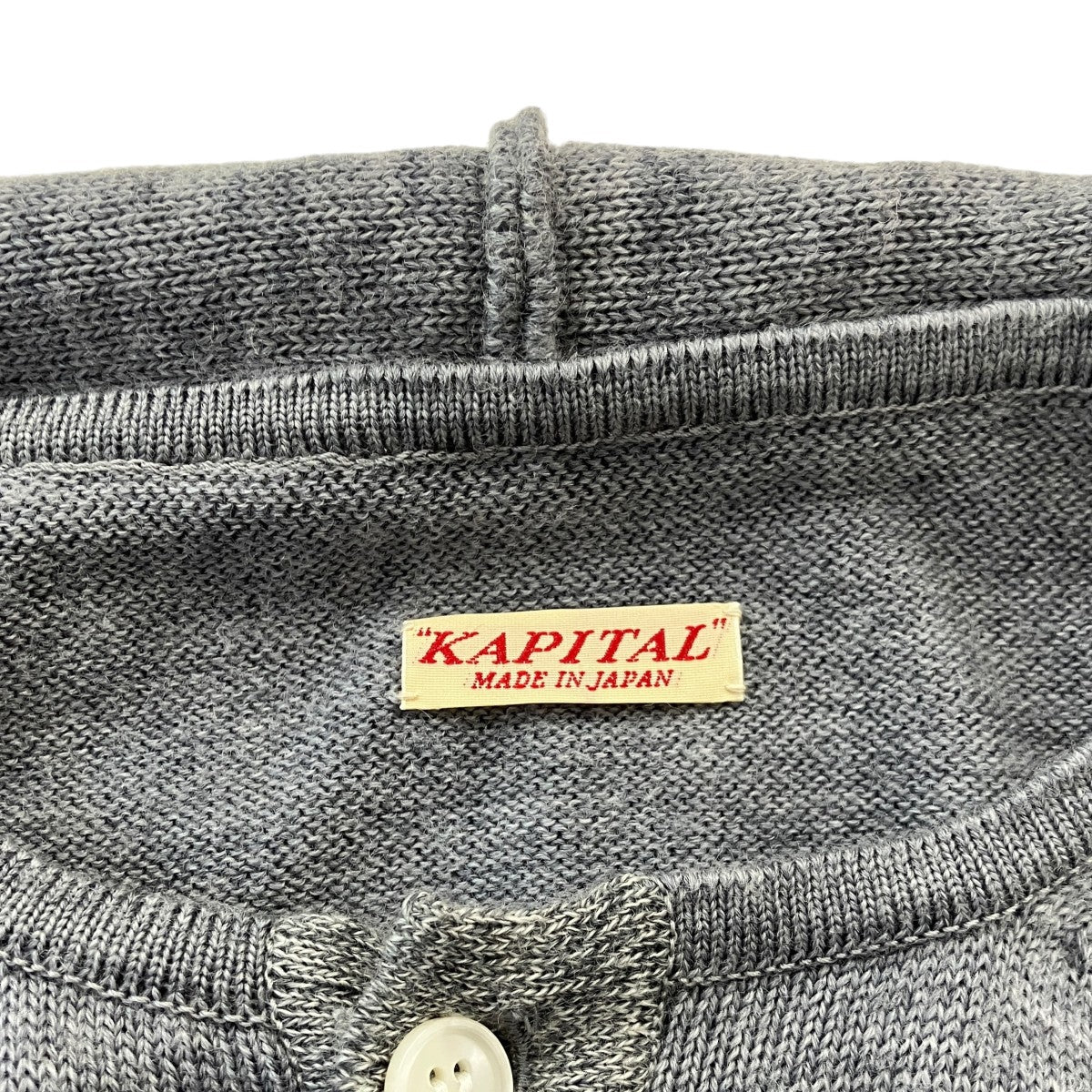 KAPITAL 12G ニット ボウタイカーディガンK2509KN058 古着・中古-4枚目のアイテム画像
