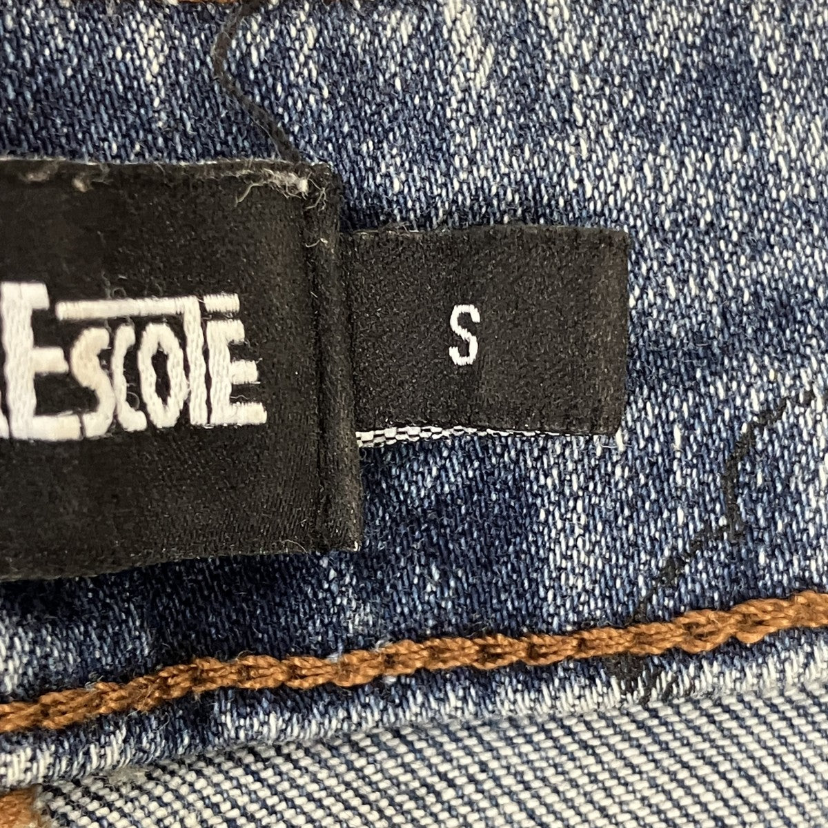 Desigual×Maria Escote プリントフリルデニムパンツ24WWDDA3 古着・中古-7枚目のアイテム画像