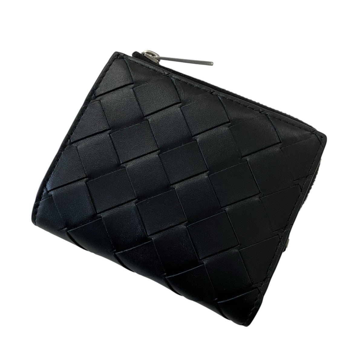 BOTTEGA VENETA イントレチャートコンパクトウォレットR01445226W 古着・中古-1枚目のアイテム画像
