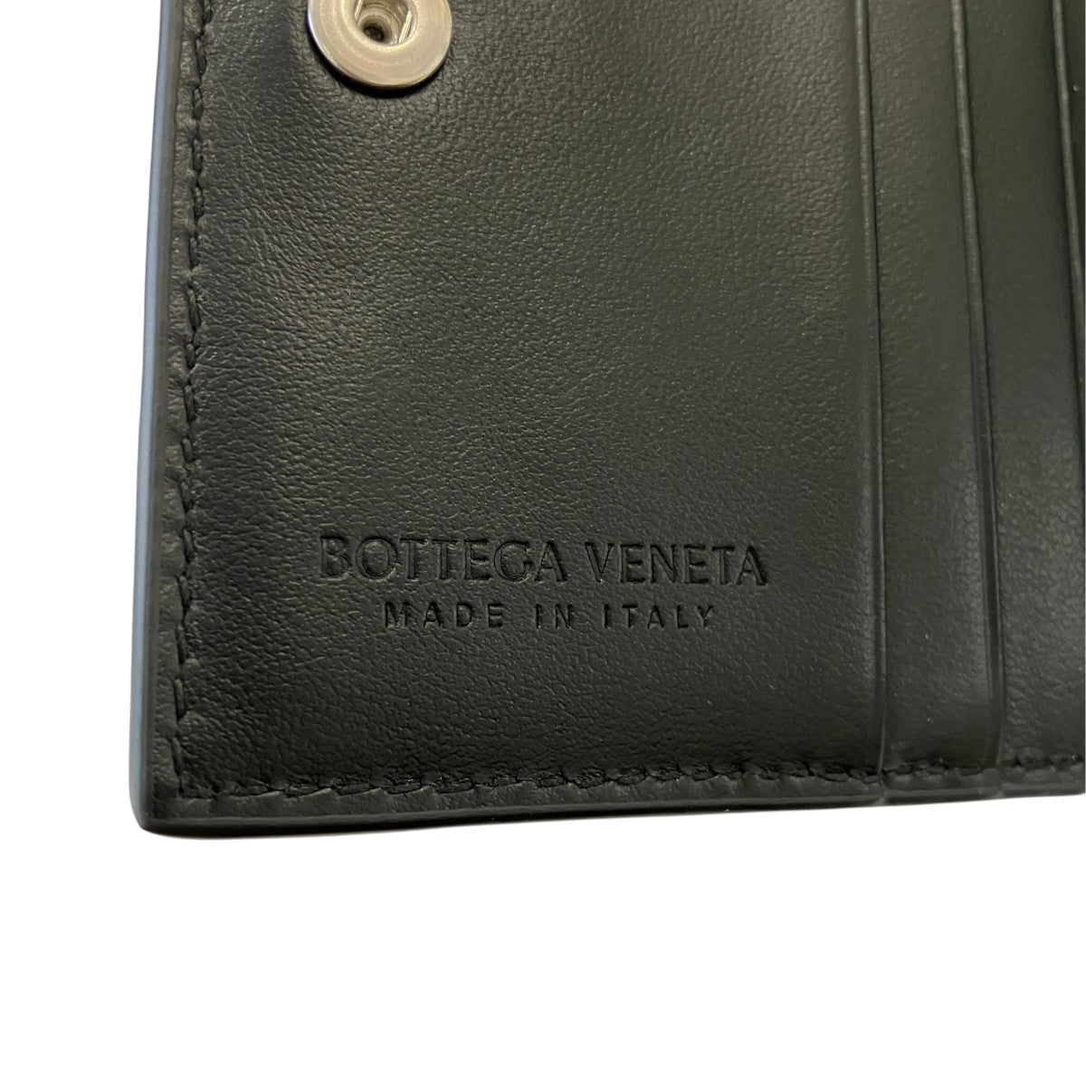 BOTTEGA VENETA イントレチャートコンパクトウォレットR01445226W 古着・中古-4枚目のアイテム画像