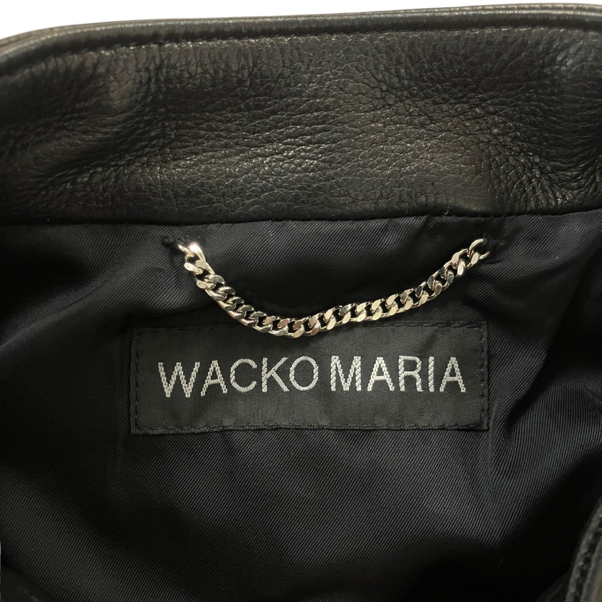 WACKO MARIA 26AWLEATHER VARSITY JACKET ( TYPE-1 )レザーバーシティジャケット26FW-WMO-BL02 古着・中古-5枚目のアイテム画像