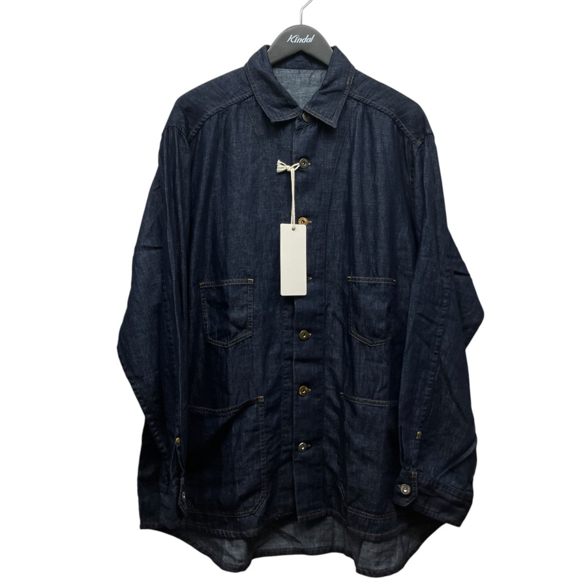 MAATEE＆SONS 26AWDENIM SHIRTS JACKETコットンリネンシルクデニムシャツジャケットMT6303-0919 古着・中古-1枚目のアイテム画像