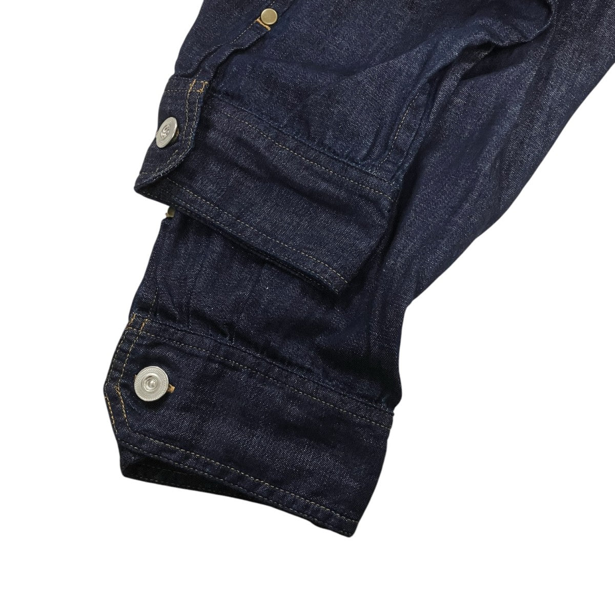 MAATEE＆SONS 26AWDENIM SHIRTS JACKETコットンリネンシルクデニムシャツジャケットMT6303-0919 古着・中古-5枚目のアイテム画像