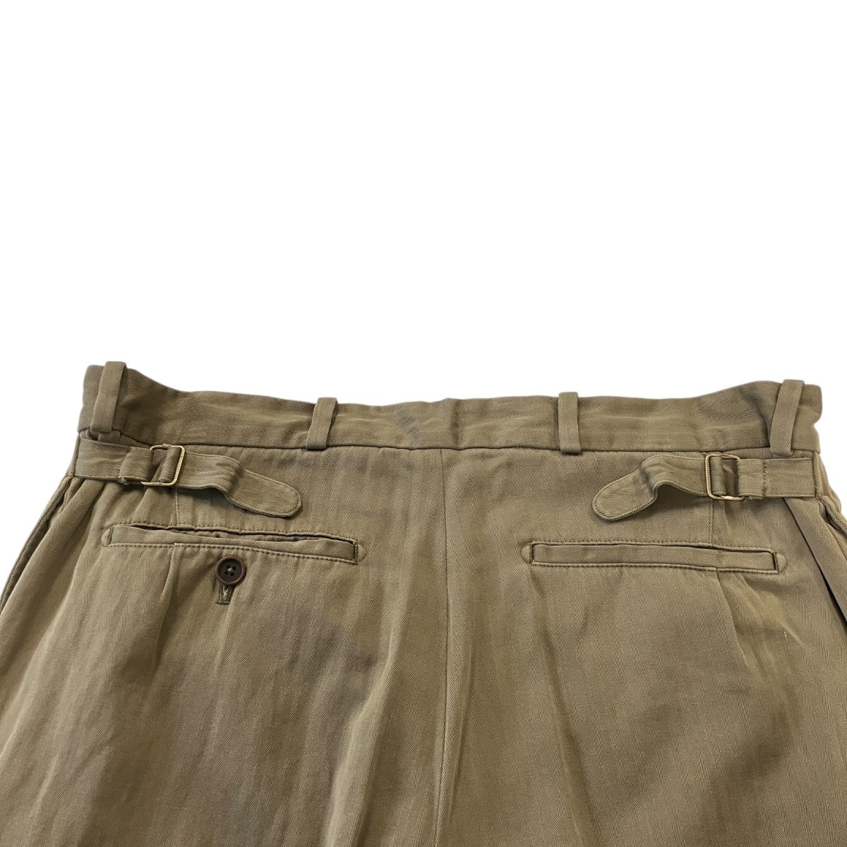 MAATEE＆SONS 26AWJEFFERYコットンリネンシルク2タックワイドトラウザーパンツMT6303-0228 古着・中古-5枚目のアイテム画像