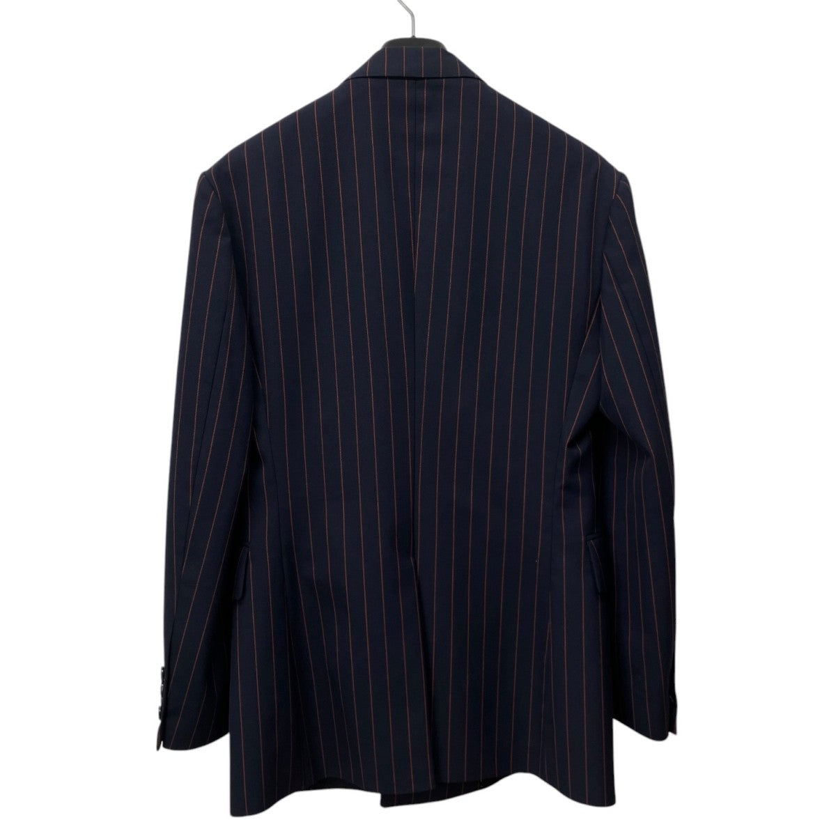 DRIES VAN NOTEN ストライプダブルブレスドジャケット 古着・中古-2枚目のアイテム画像