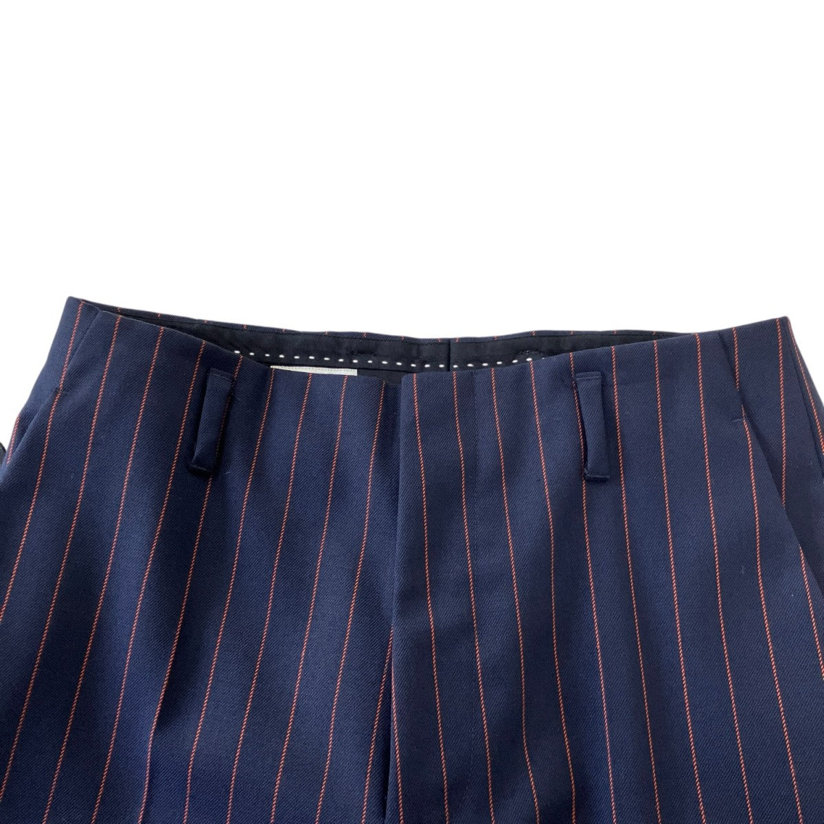DRIES VAN NOTEN ストライプストレートパンツ 古着・中古-3枚目のアイテム画像