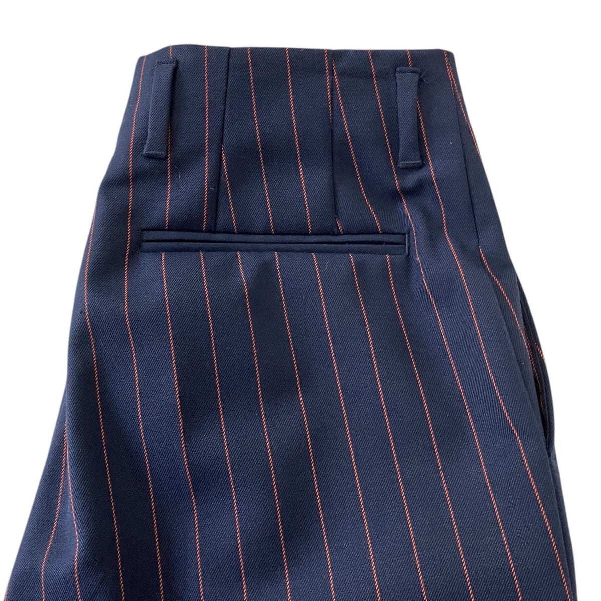 DRIES VAN NOTEN ストライプストレートパンツ 古着・中古-5枚目のアイテム画像