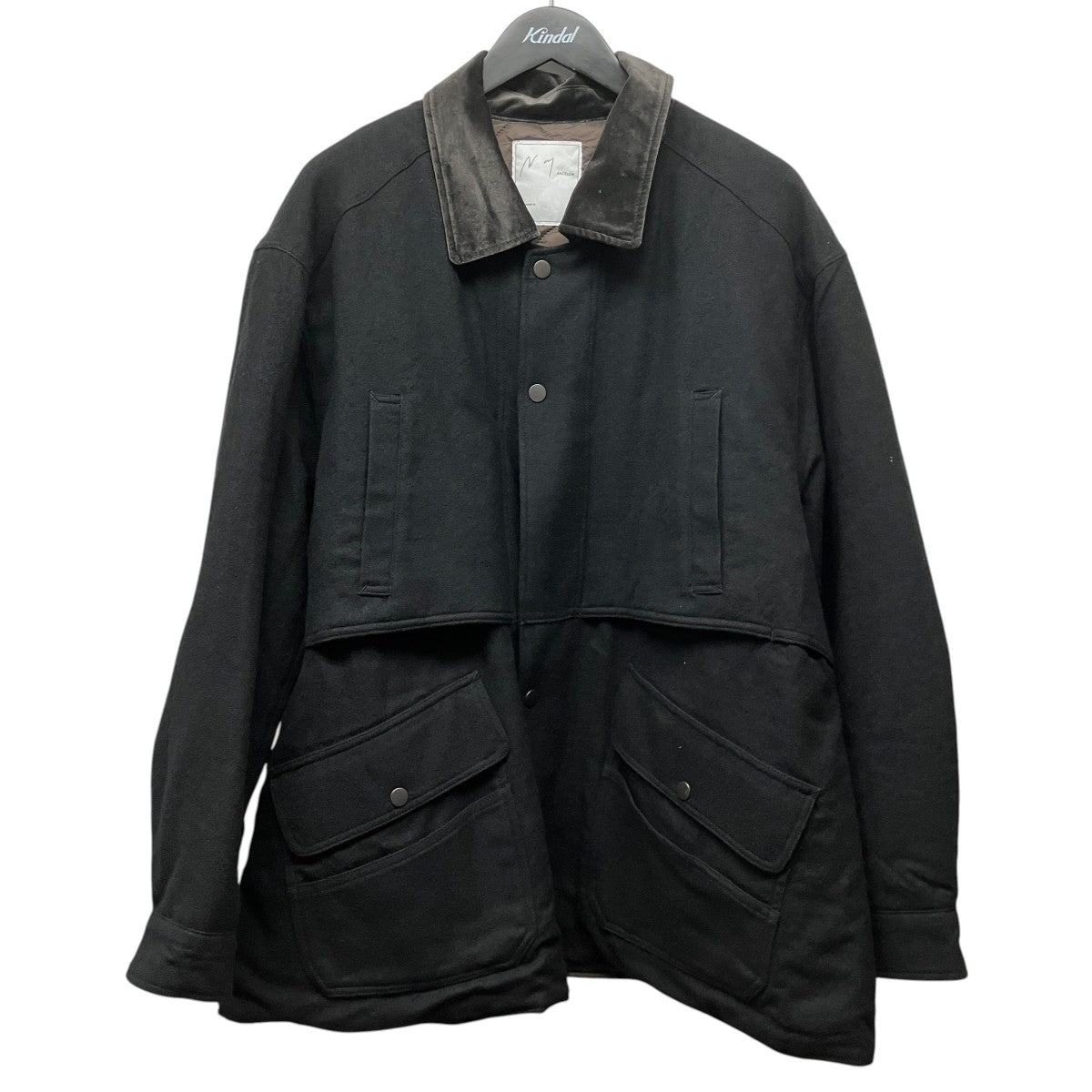 ANCELLM 26AWWOOL HALF JACKETウールハーフジャケットANC-JK99-C 古着・中古-1枚目のアイテム画像