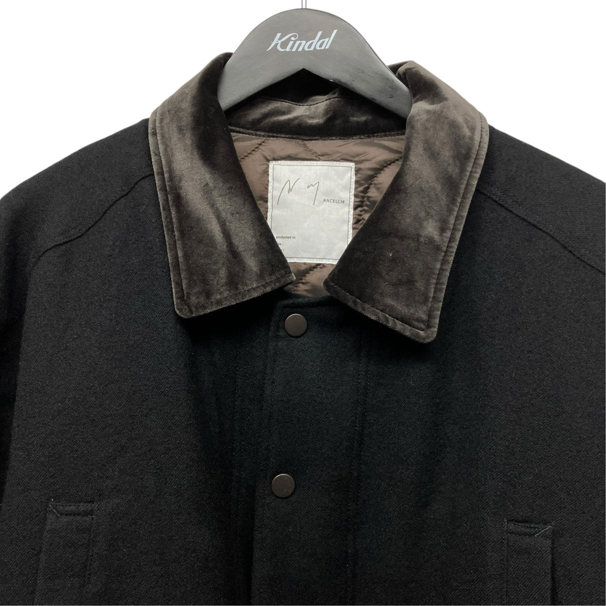ANCELLM 26AWWOOL HALF JACKETウールハーフジャケットANC-JK99-C 古着・中古-3枚目のアイテム画像