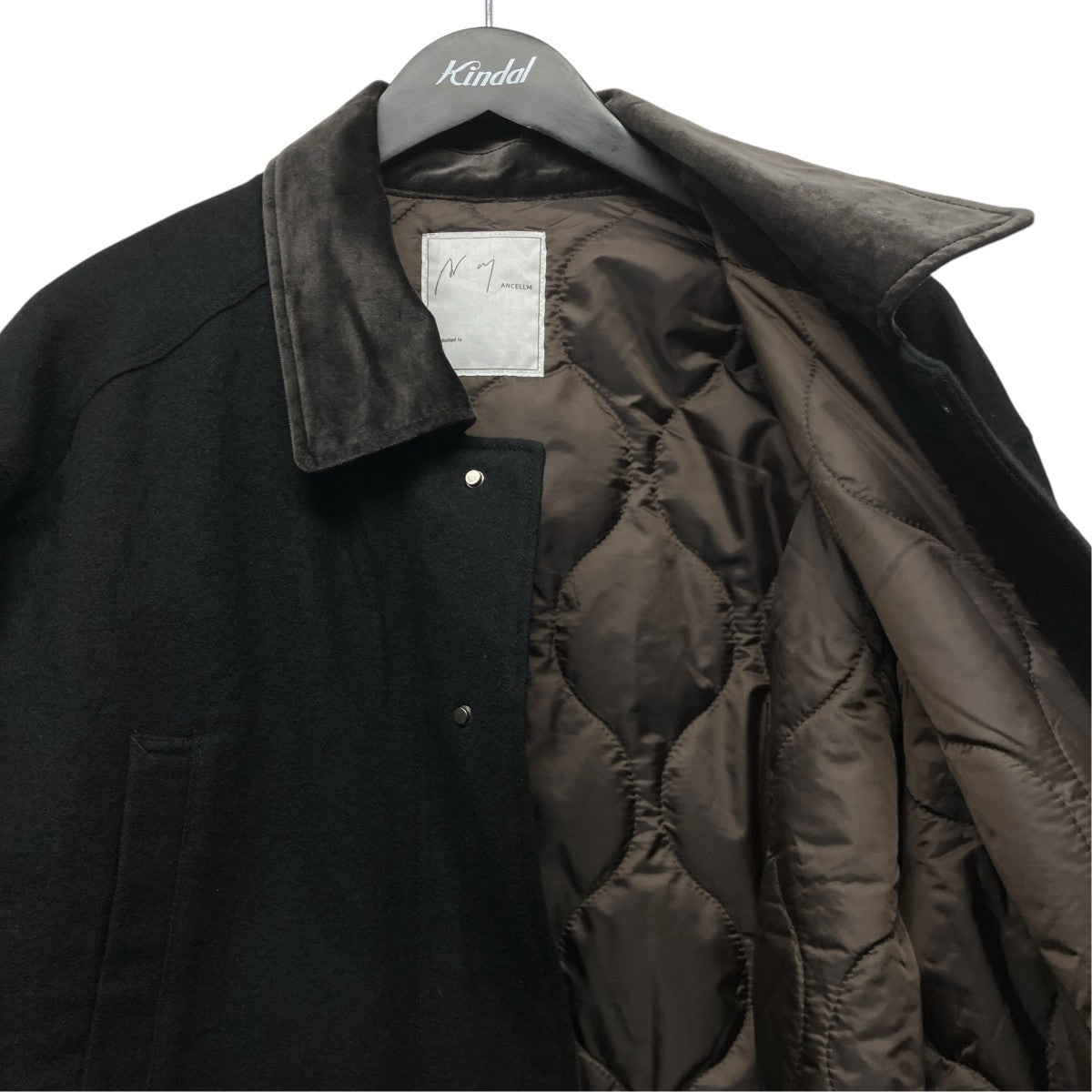 ANCELLM 26AWWOOL HALF JACKETウールハーフジャケットANC-JK99-C 古着・中古-6枚目のアイテム画像