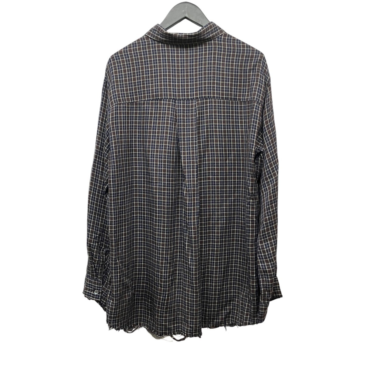 ANCELLM NEL CHECK OVER WORK SHIRTネルチェックオーバーワークシャツANC-SH85 古着・中古-2枚目のアイテム画像