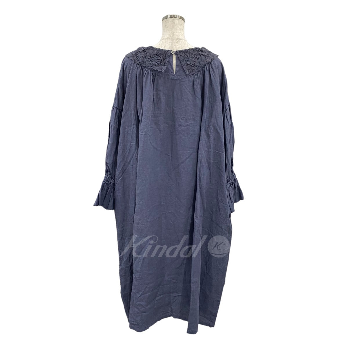 nest Robe(ネストローブ) 21SS スモックワンピース 01211-1114 ネイビー サイズ 15｜【公式】カインドオルオンライン  ブランド古着・中古通販【kindal】