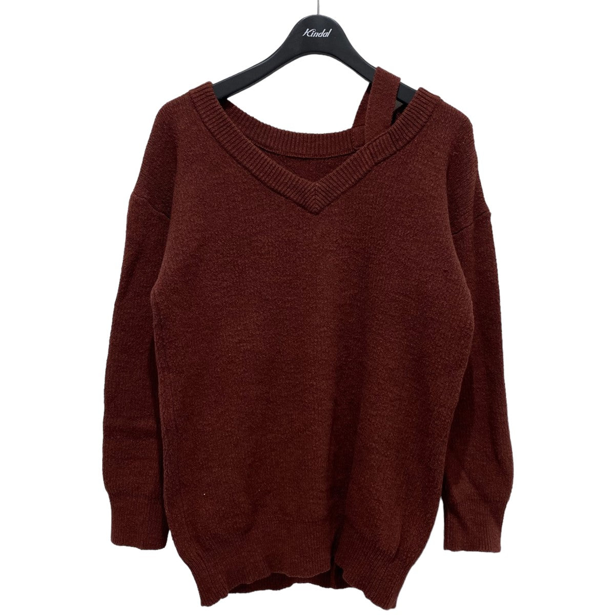 V NECK KNIT PULLOVER ニット