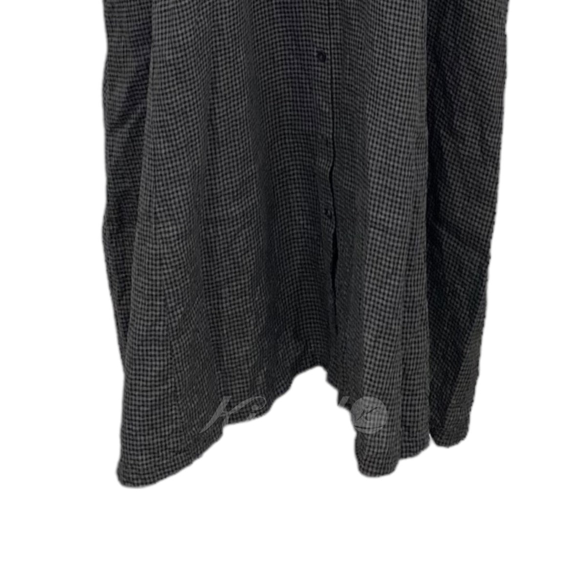 22AW リネンカラーギンガム2Wayワンピース