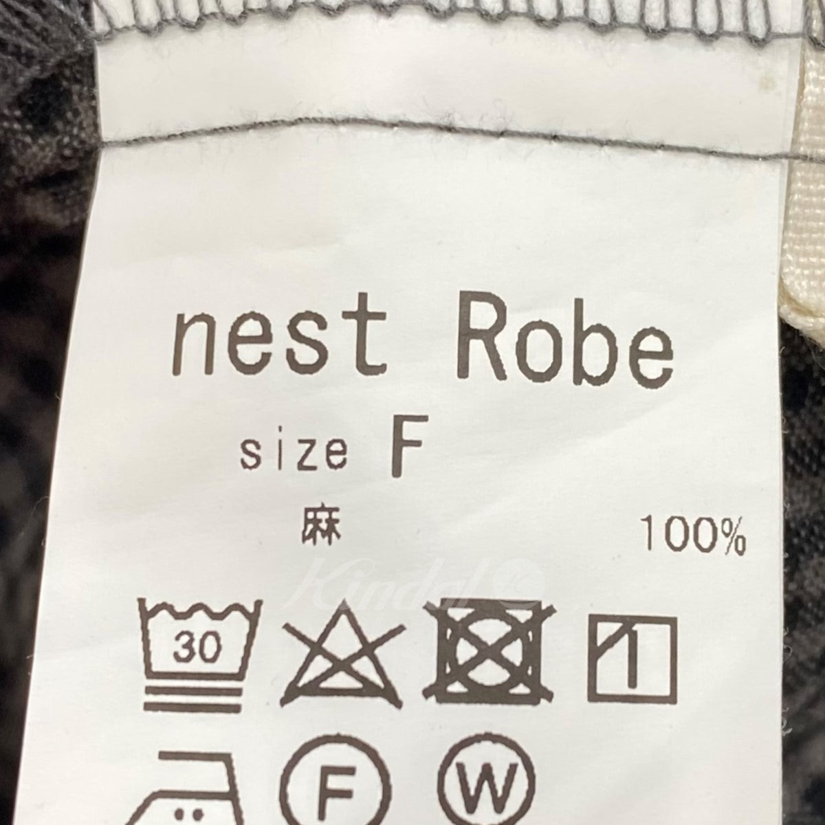 22AW リネンカラーギンガム2Wayワンピース