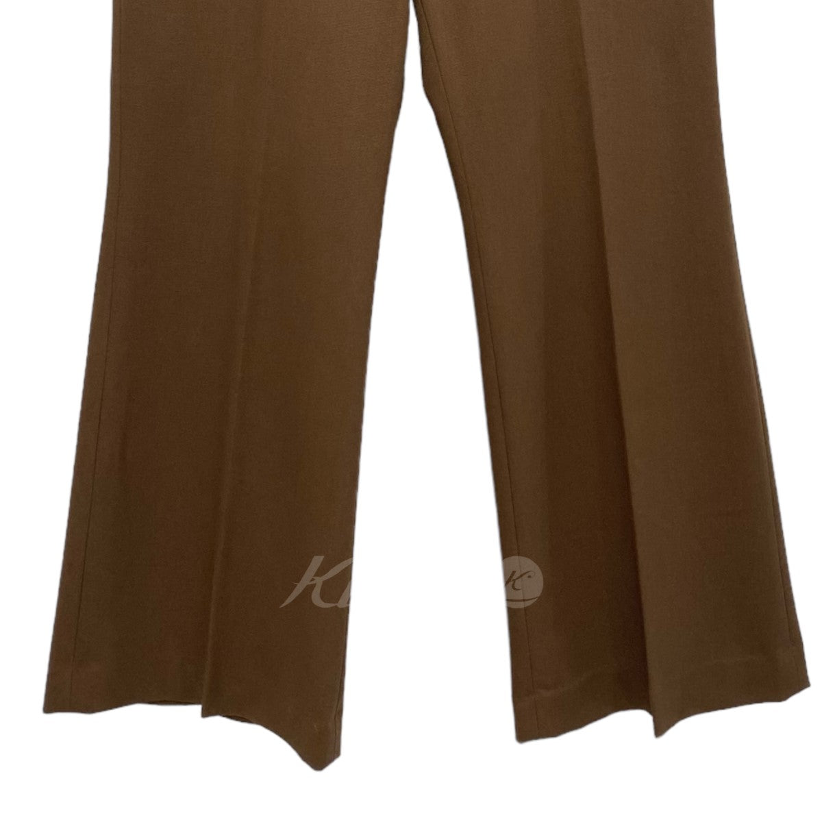 21AW センタープレスフレアパンツ