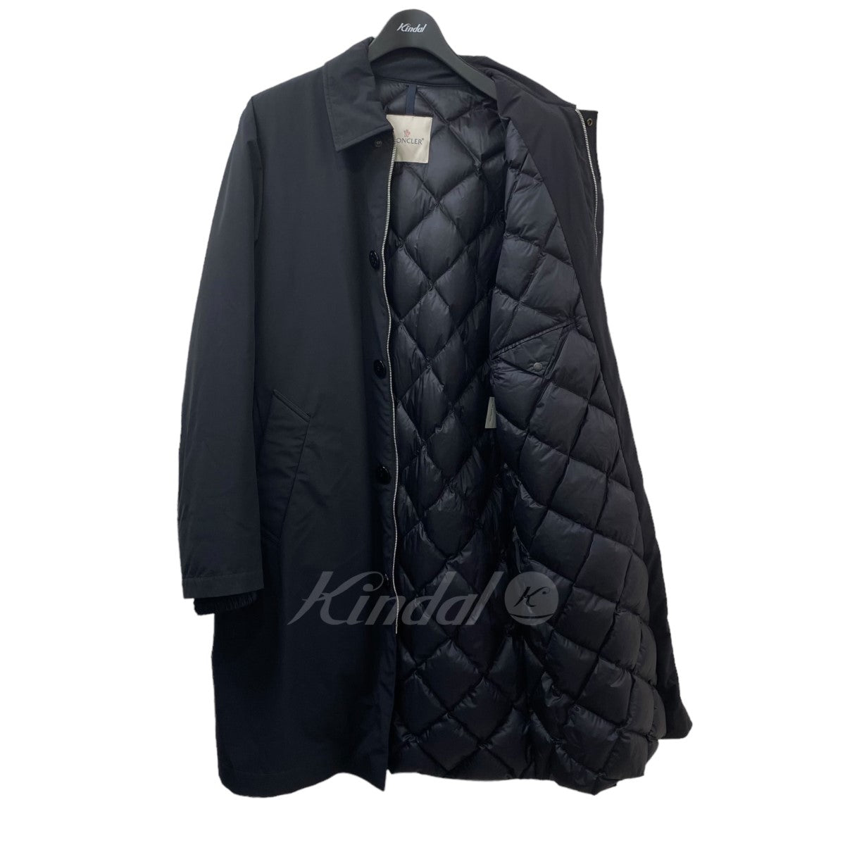 23AW Diois diamond-quilted shell coat ダウンコート
