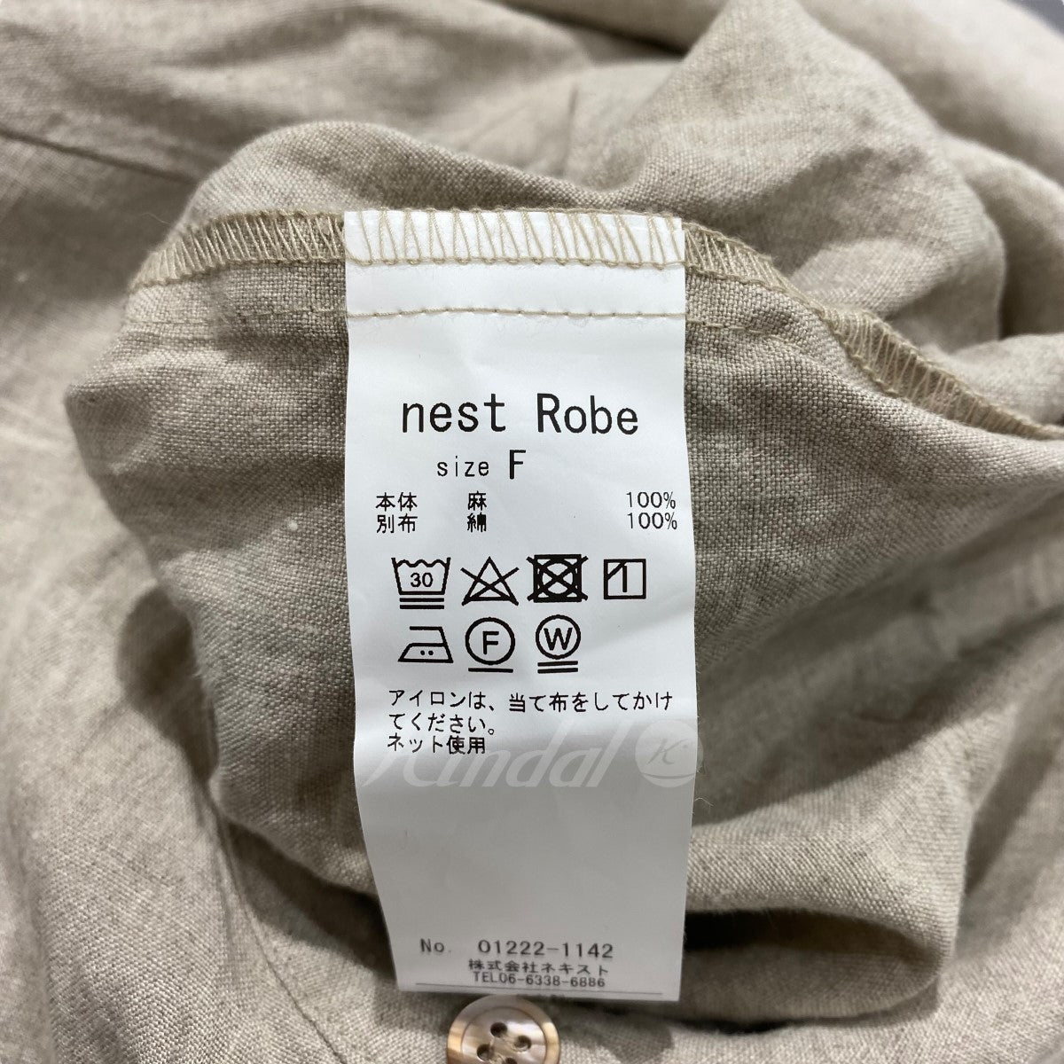 nest Robe(ネストローブ) 22SS ブラックリネンサマージャンプ