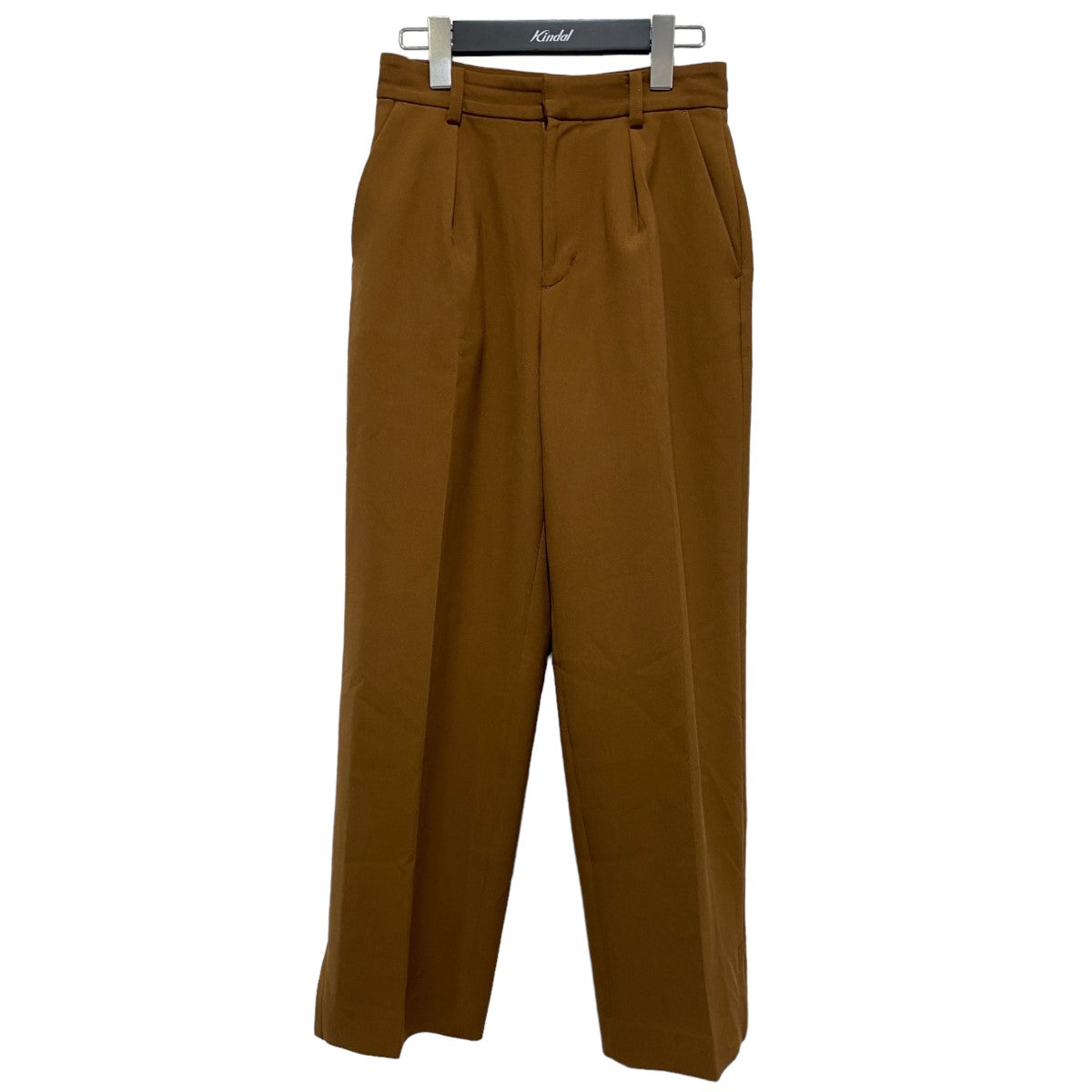 裾スリットタックパンツ