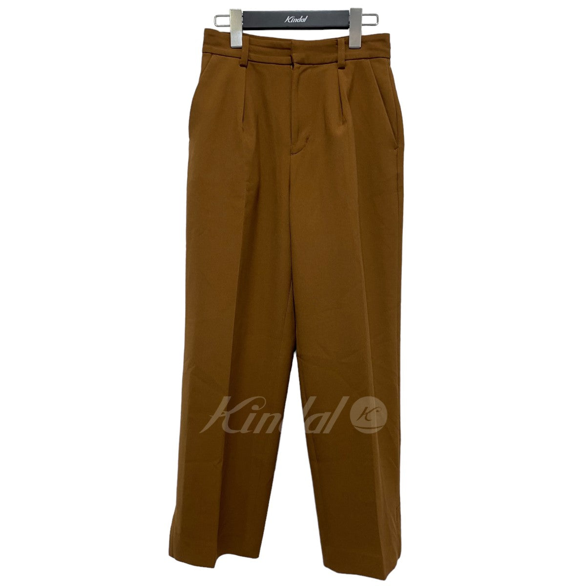 裾スリットタックパンツ