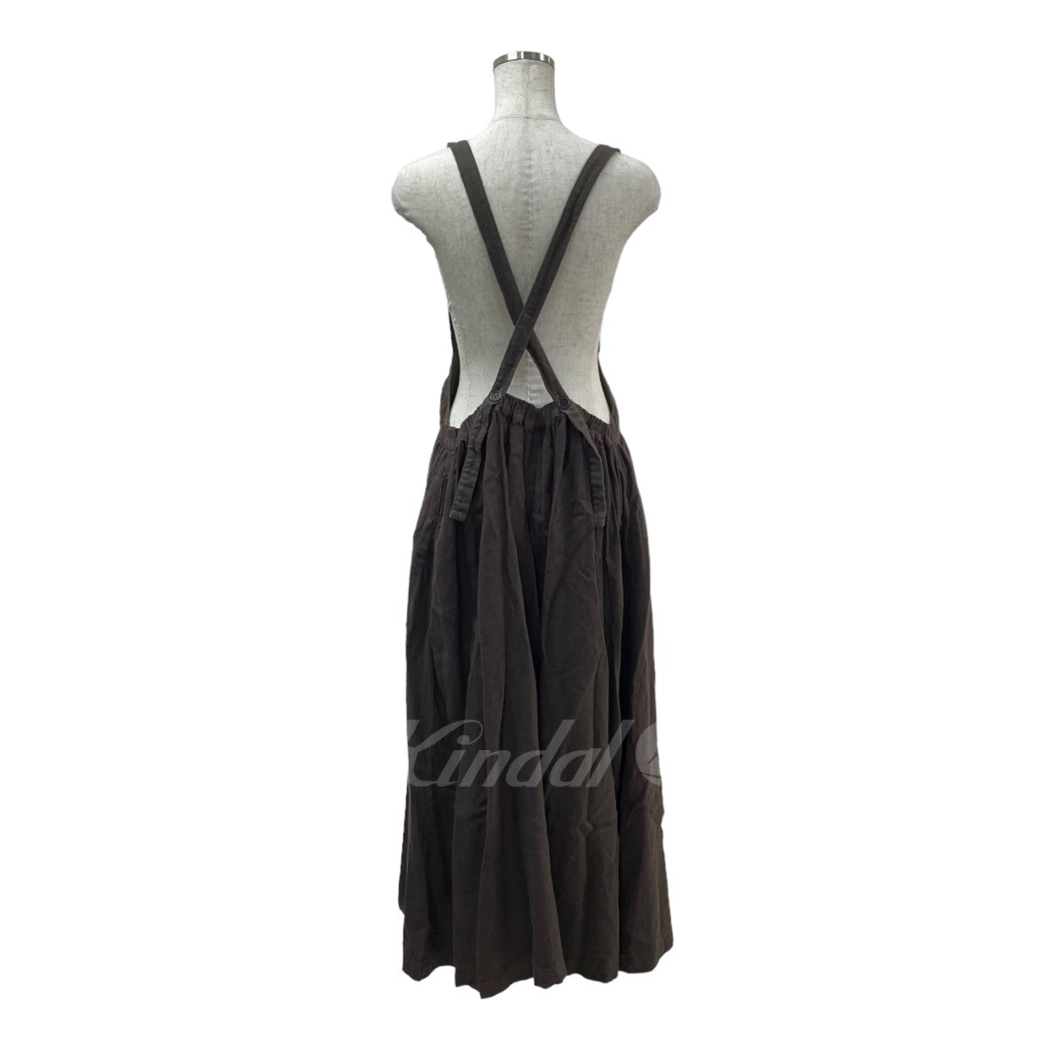 nest Robe(ネストローブ) 22AW リネン起毛 ジャンパースカート 01224