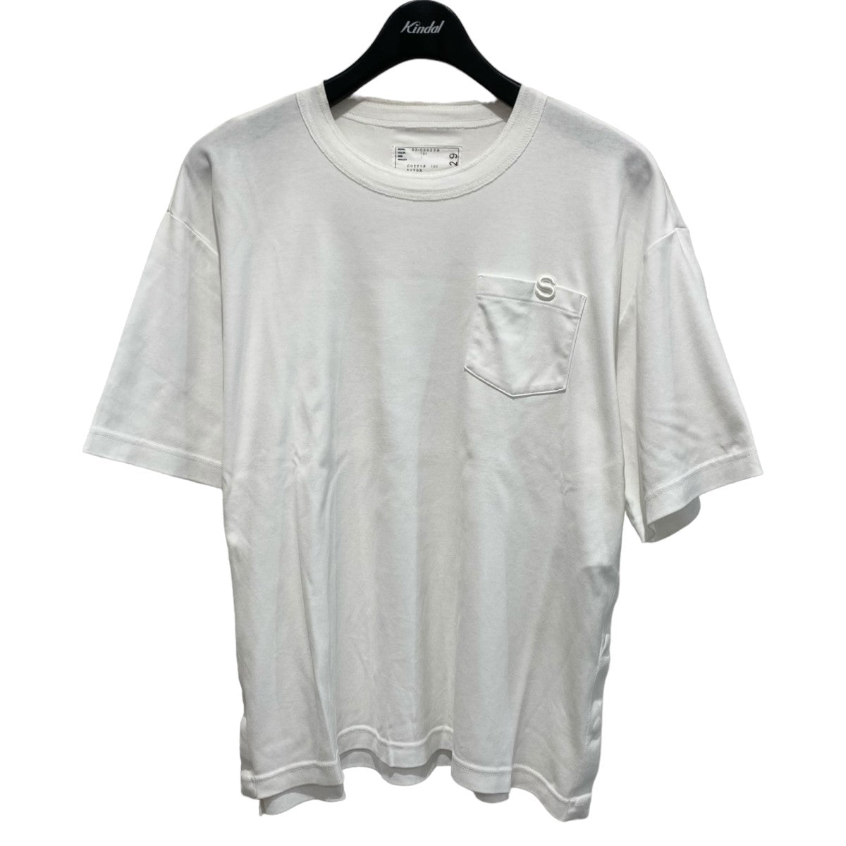 sacai(サカイ) S Cotton Jersey T-Shirt 23-03029M ホワイト サイズ 13 