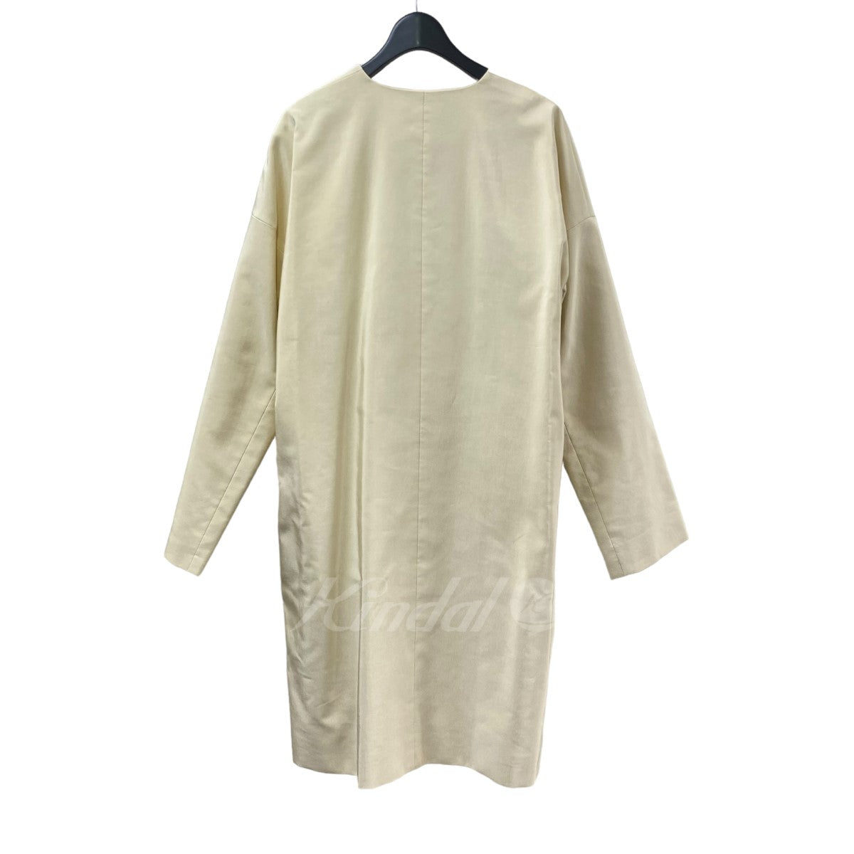 LANVIN en Bleu(ランバンオンブルー) ノーカラーコート ベージュ