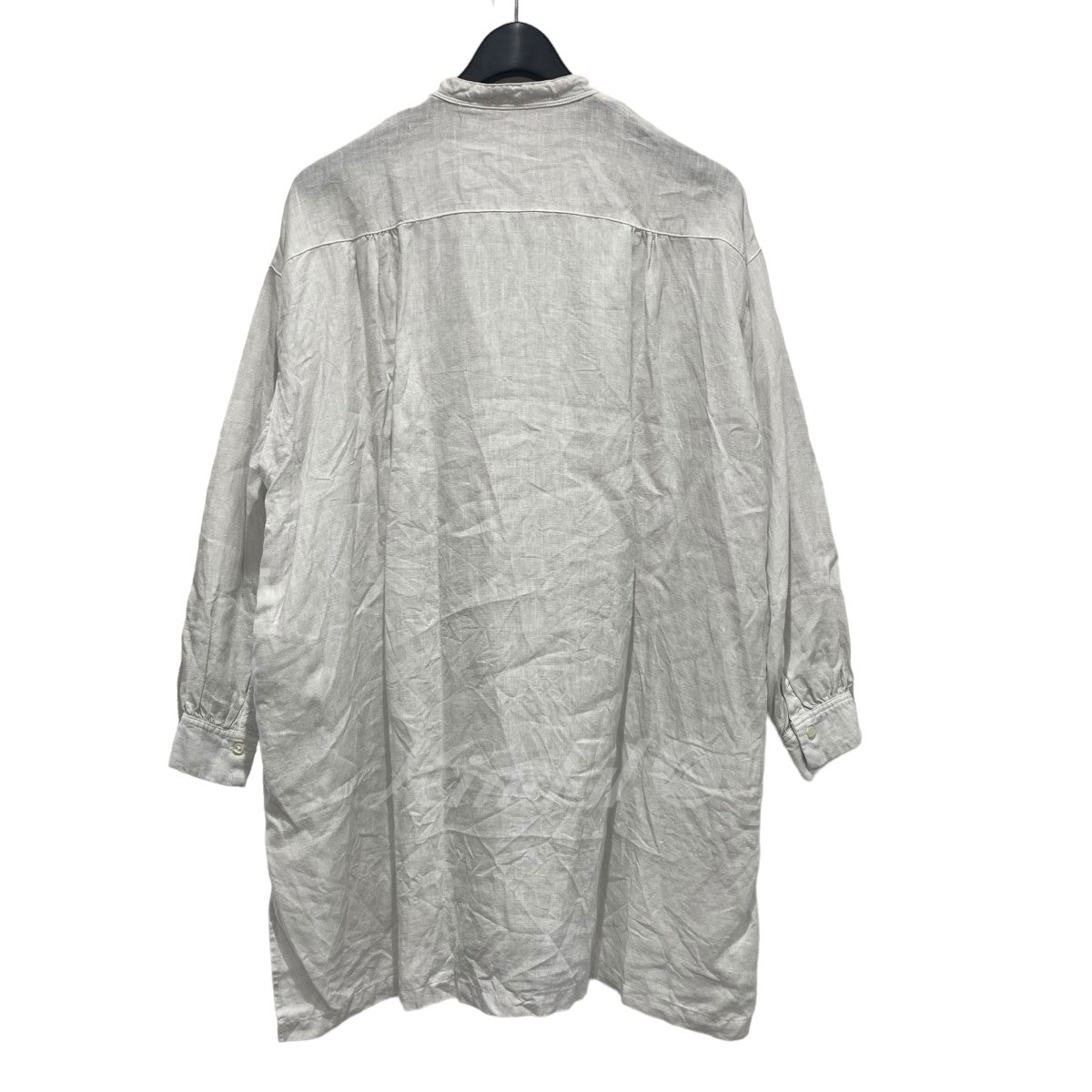 裾周134cmnest Robe  天然染め ステッチワーク ロングシャツ未使用