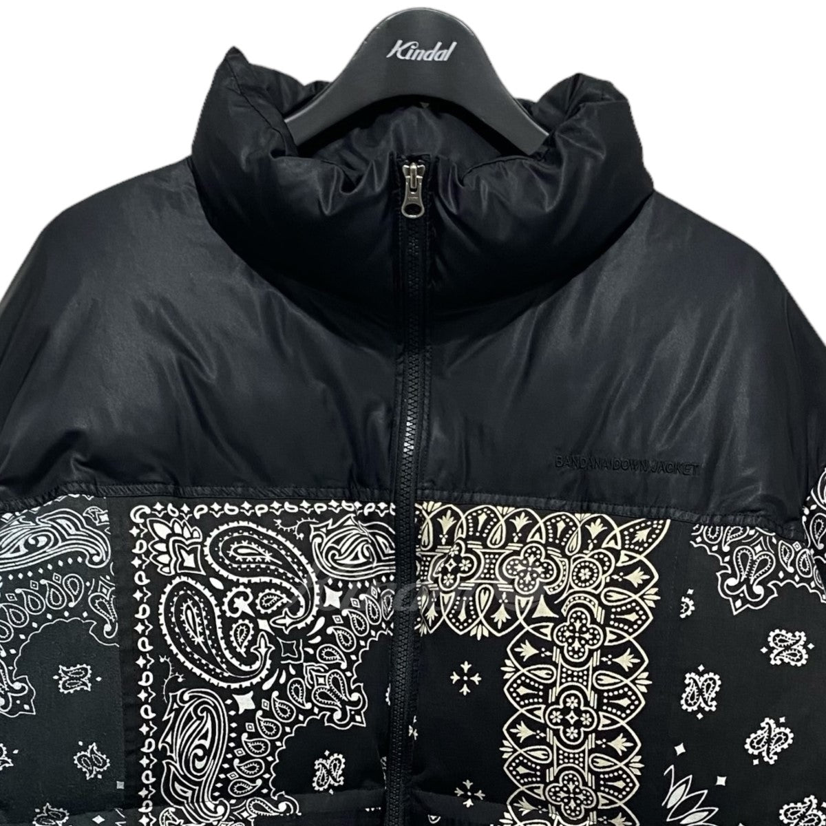 MIYAGIHIDETAKA(ミヤギヒデタカ) BANDANA DOWN JACKET 初期ヴィンテージ バンダナ ブラック サイズ  Free｜【公式】カインドオルオンライン ブランド古着・中古通販【kindal】