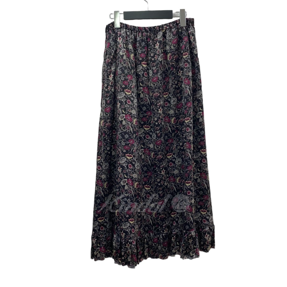 DRAWER(ドゥロワー) シルククレーププリントティアードスカート 6524  