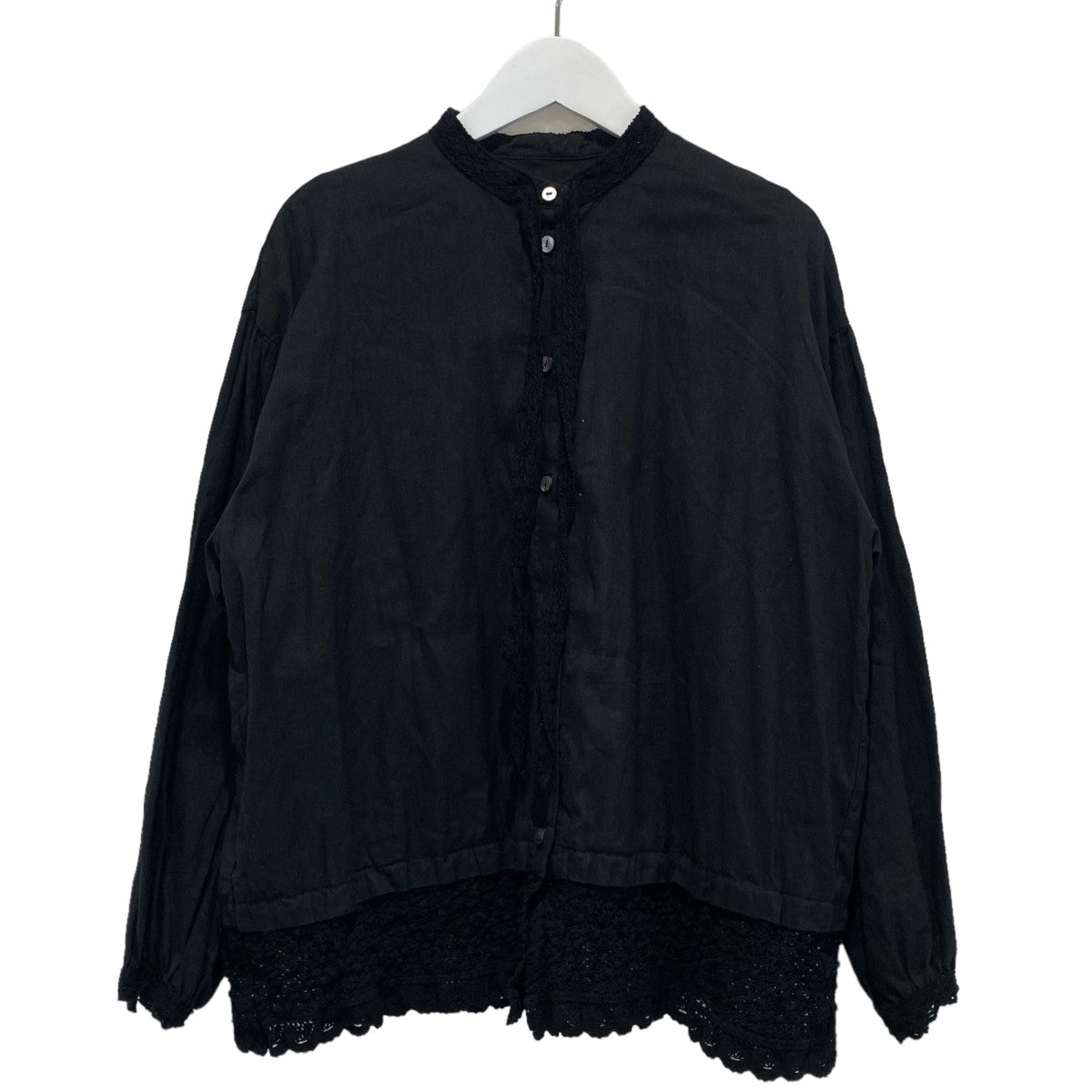 23AW UpcycleLino 切り替えレース ブラウス