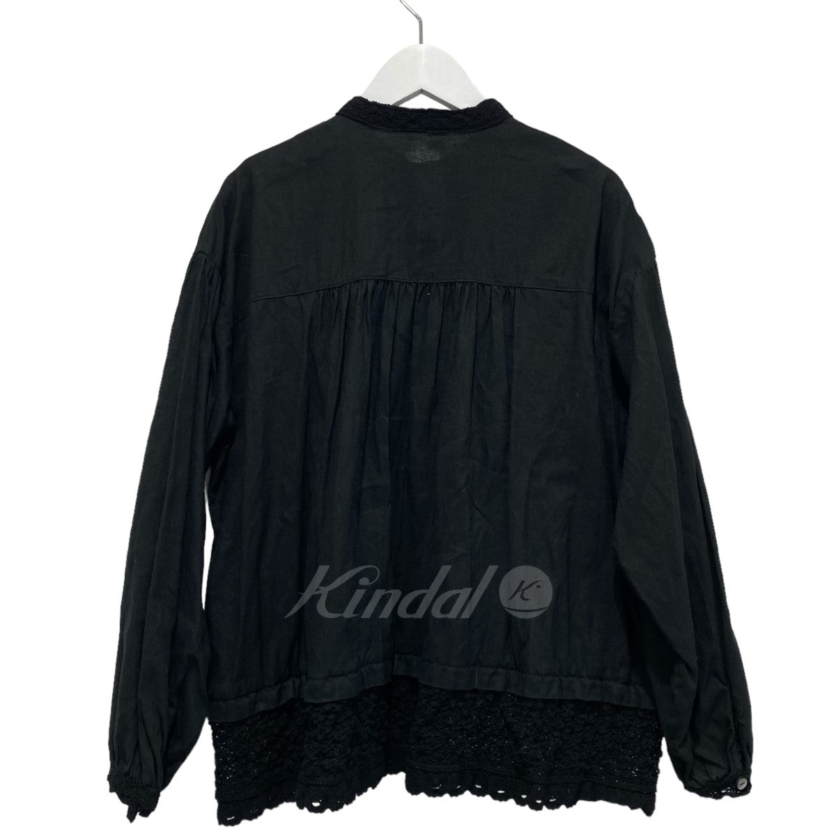 23AW UpcycleLino 切り替えレース ブラウス