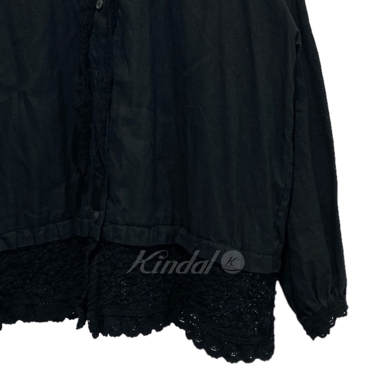 上品なファッション nest Robe(ネストローブ) 切り替えレース UpcycleLino 23AW トップス