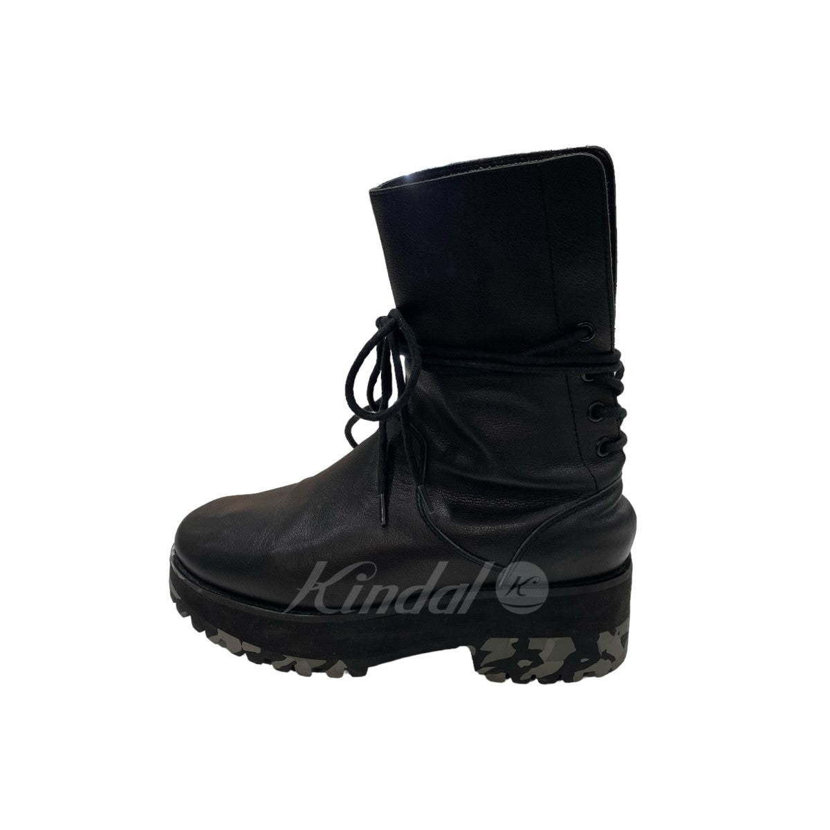 LIMI feu(リミ フゥ) Light Shrink Leather B ブラック サイズ