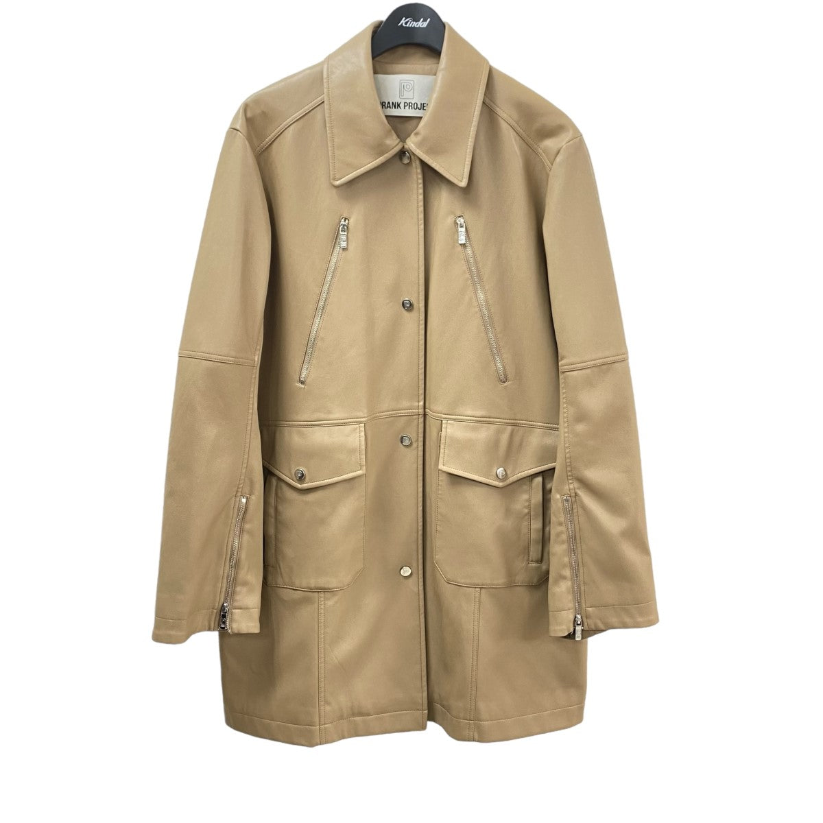 Vegan Leather Middle Coat ヴィーガンレザーミドルコート