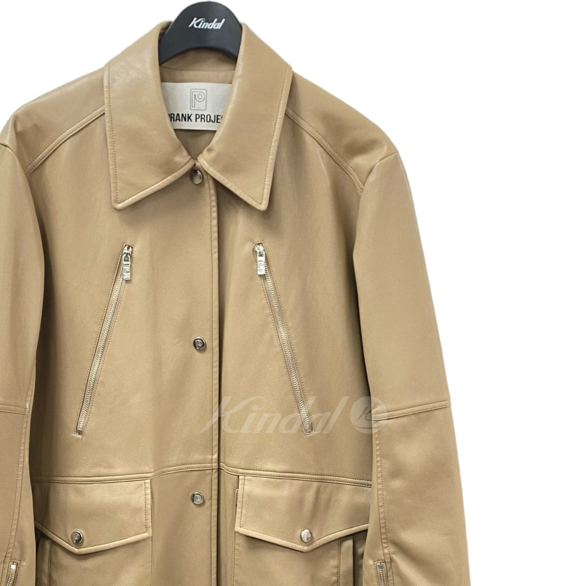 Vegan Leather Middle Coat ヴィーガンレザーミドルコート