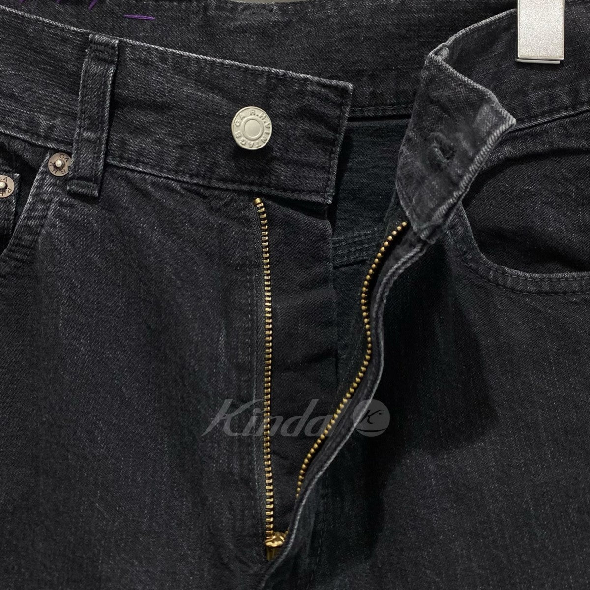 ブラックデニムパンツ ジーンズ