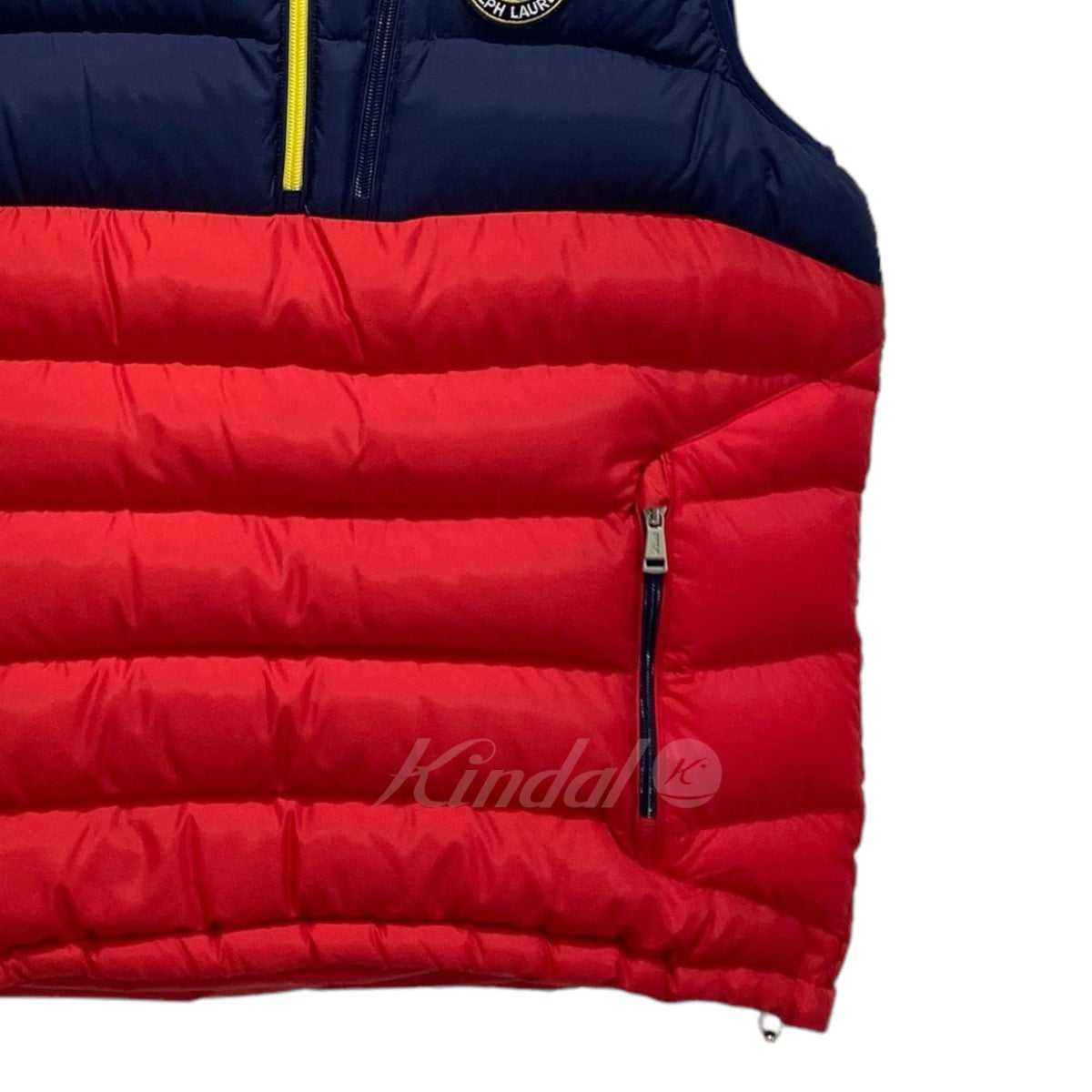 GLACIER COLORBLOCK P／O DOWN VEST ダウンベスト