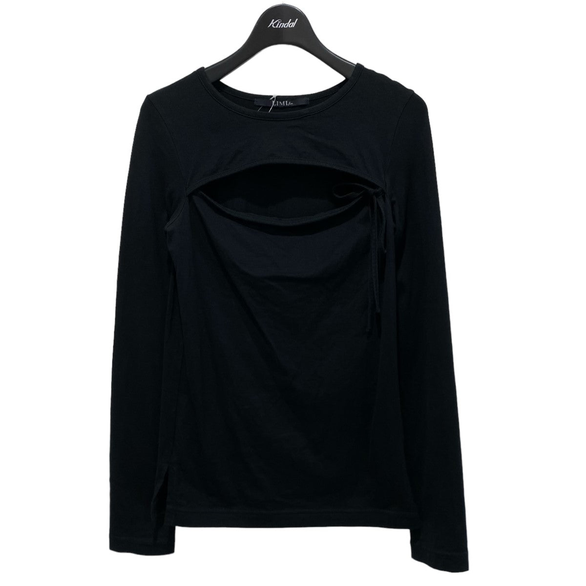 LIMIfeu(リミフゥ) 23AW 60／2 COTTON JERSEY TOP WITH CHEST SLIT LJ 