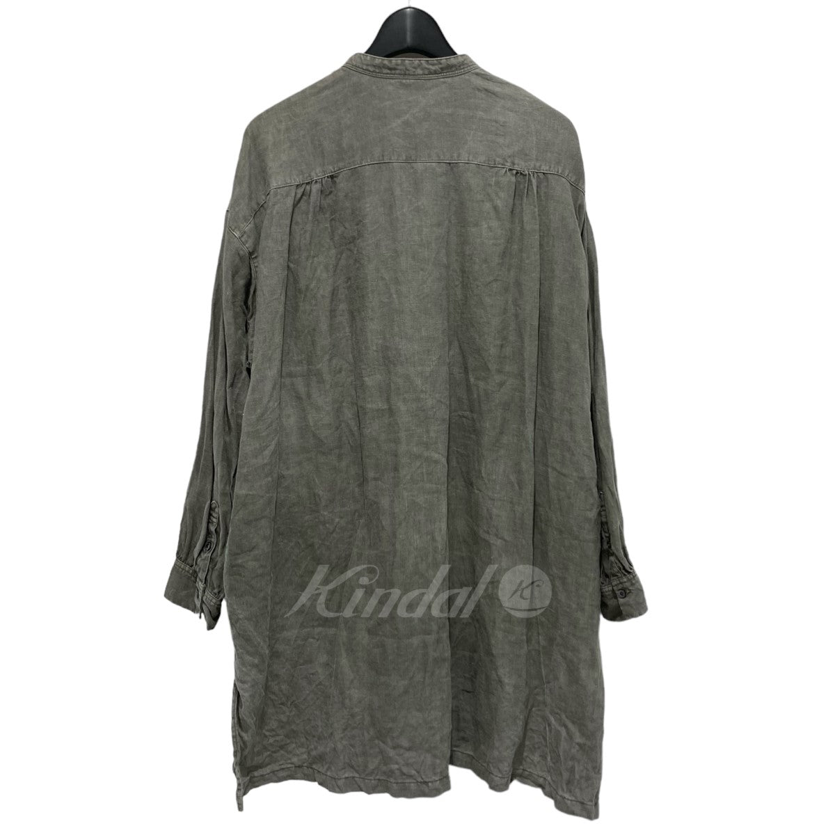 nest Robe(ネストローブ) 23AW 天然染め ステッチワーク ロングシャツ