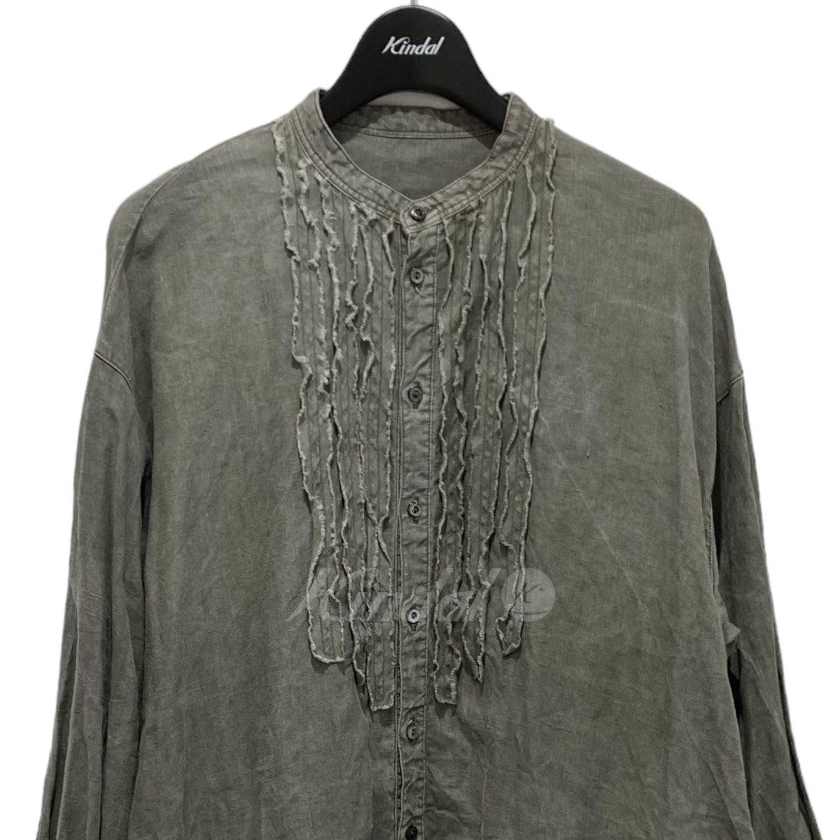 nest Robe(ネストローブ) 23AW 天然染め ステッチワーク ロングシャツ