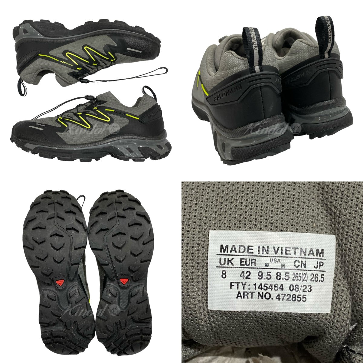 SALOMON(サロモン) XT-RUSH 2 GTX GORE-TEX スニーカー 472855 グレー ...