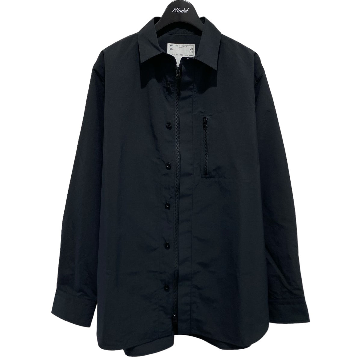 sacai(サカイ) 23AW Matte Taffeta L／S Shirt 23-03169M ブラック ...