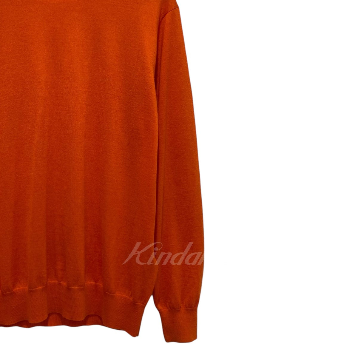 EDIFICE(エディフィス) クルーネックニット カシミヤ混 23-080-300