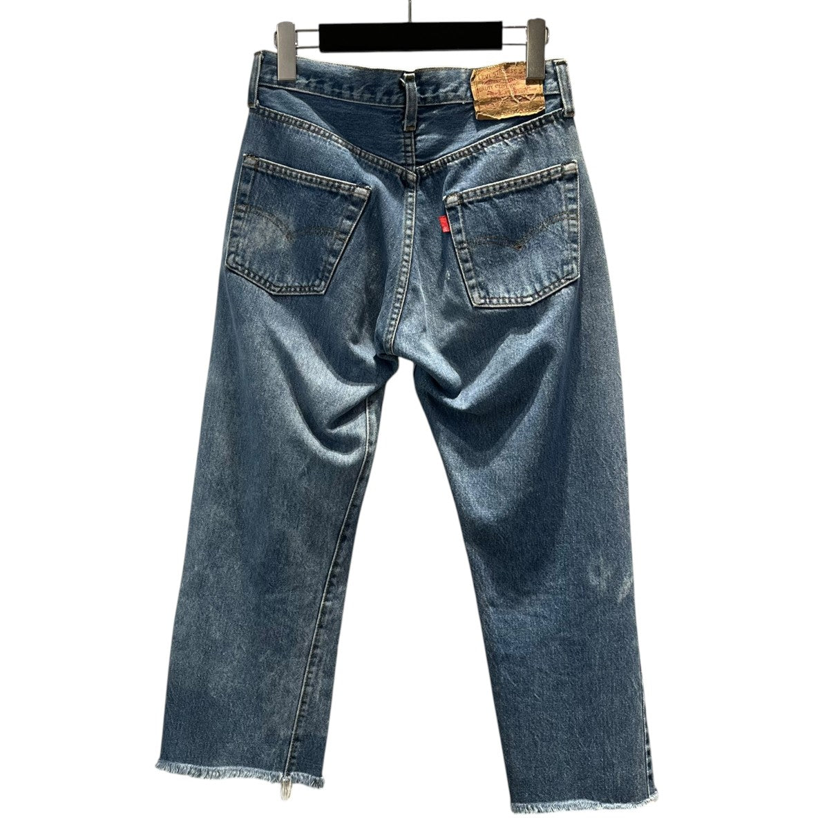 80s 501赤耳カットオフ デニムパンツ