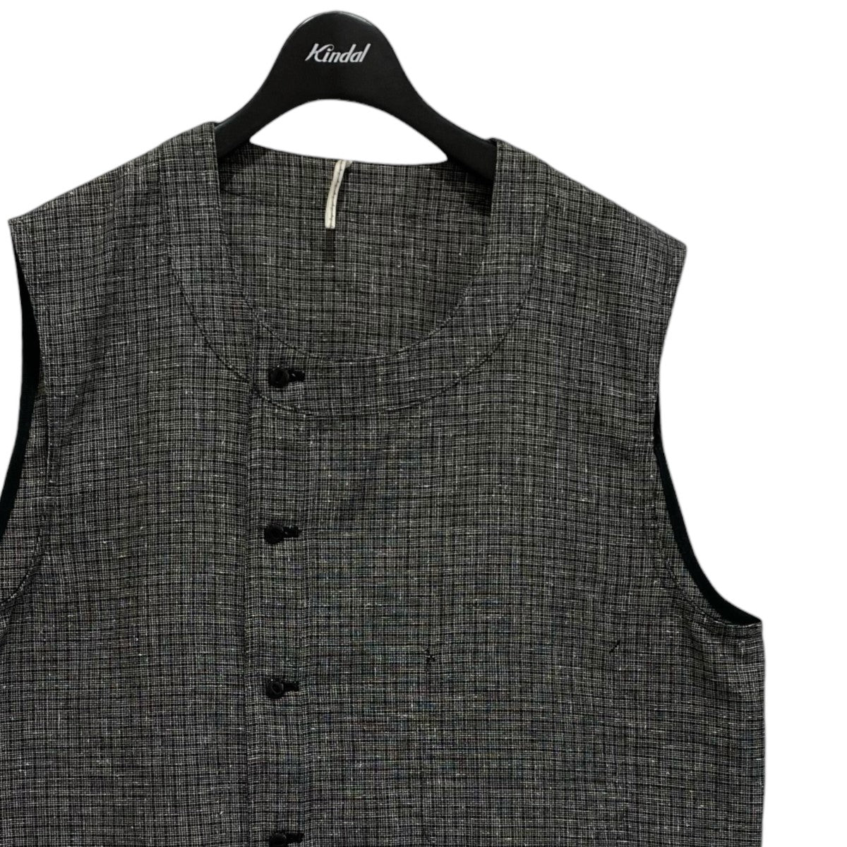 M'S BRAQUE(エムズブラック) ASYMMETRY VEST 241600 グレー サイズ 14 ...